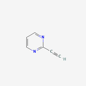 2-Ethynylpyrimidine chemical structure (CAS 37972-24-0)