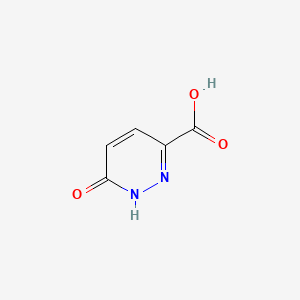 6-Hydroxypyridazine-3-carboxylic acid chemical structure (CAS 37972-69-3)