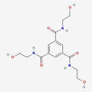 N1,N3,N5-Tris(2-hydroxyethyl)benzene-1,3,5-tricarboxamide chemical structure (CAS 37988-18-4)
