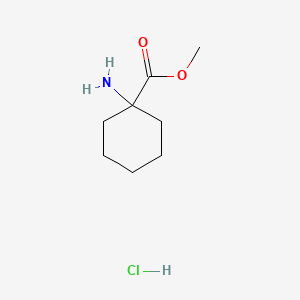 Methyl 1-aminocyclohexanecarboxylate hydrochloride chemical structure (CAS 37993-32-1)