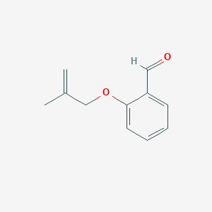 2-((2-Methylallyl)oxy)benzaldehyde chemical structure (CAS 38002-87-8)