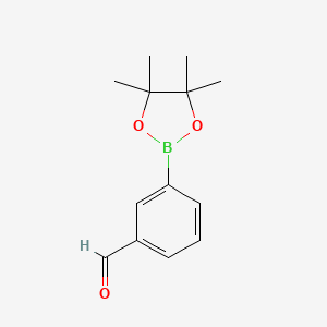 3-(4,4,5,5-Tetramethyl-1,3,2-dioxaborolan-2-yl)benzaldehyde chemical structure (CAS 380151-86-0)