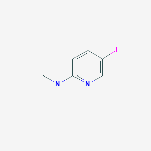 5-Iodo-N,N-dimethylpyridin-2-amine chemical structure (CAS 380381-36-2)