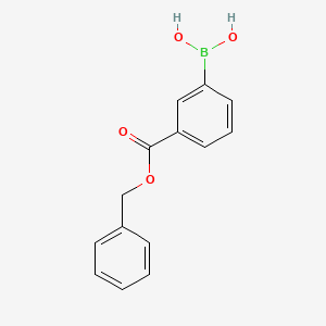 (3-((Benzyloxy)carbonyl)phenyl)boronic acid chemical structure (CAS 380430-52-4)