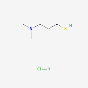 3-(Dimethylamino)propane-1-thiol hydrochloride chemical structure (CAS 38048-81-6)