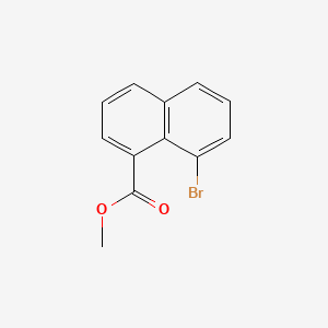 Methyl 8-bromo-1-naphthoate chemical structure (CAS 38058-95-6)