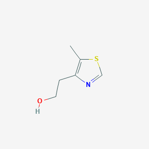 2-(5-Methylthiazol-4-yl)ethanol chemical structure (CAS 38067-32-2)