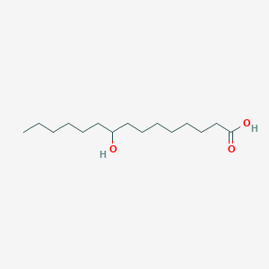 9-Hydroxypentadecanoic acid chemical structure (CAS 38076-46-9)