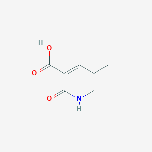 5-Methyl-2-oxo-1,2-dihydropyridine-3-carboxylic acid chemical structure (CAS 38076-77-6)