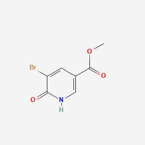 Methyl 5-bromo-6-hydroxynicotinate chemical structure (CAS 381247-99-0)