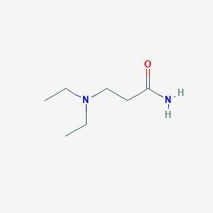 3-(Diethylamino)propanamide chemical structure (CAS 3813-27-2)