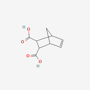 cis-endo-Bicyclo[2.2.1]hept-5-ene-2,3-dicarboxylic acid chemical structure (CAS 3813-52-3)