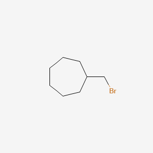 (Bromomethyl)cycloheptane chemical structure (CAS 3814-32-2)