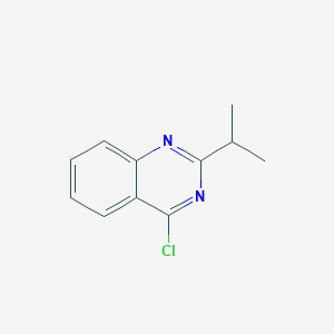 4-Chloro-2-isopropylquinazoline chemical structure (CAS 38154-42-6)