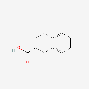 (R)-1,2,3,4-Tetrahydronaphthalene-2-carboxylic acid chemical structure (CAS 38157-15-2)