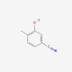 3-Hydroxy-4-methylbenzonitrile chemical structure (CAS 3816-66-8)