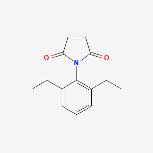 1-(2,6-Diethylphenyl)-1H-pyrrole-2,5-dione chemical structure (CAS 38167-72-5)