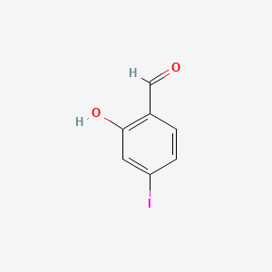 2-Hydroxy-4-iodobenzaldehyde chemical structure (CAS 38170-02-4)