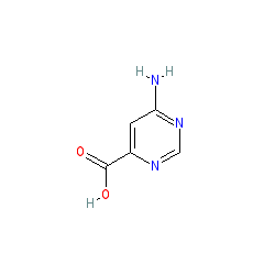6-Aminopyrimidine-4-carboxylic acid chemical structure (CAS 38214-46-9)