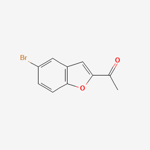 1-(5-Bromobenzofuran-2-yl)ethanone chemical structure (CAS 38220-75-6)