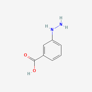 3-Hydrazinylbenzoic acid chemical structure (CAS 38235-71-1)