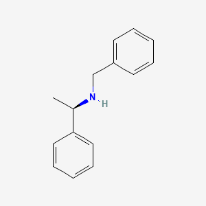 (R)-N-Benzyl-1-phenylethanamine chemical structure (CAS 38235-77-7)