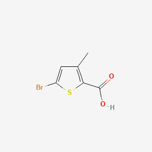 5-Bromo-3-methylthiophene-2-carboxylic acid chemical structure (CAS 38239-45-1)