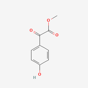 Methyl 2-(4-hydroxyphenyl)-2-oxoacetate chemical structure (CAS 38250-16-7)