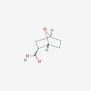 rel-(1R,2R,4S)-7-oxabicyclo[2.2.1]heptane-2-carboxylic acid chemical structure (CAS 38263-55-7)