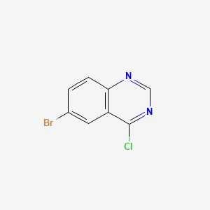 6-Bromo-4-chloroquinazoline chemical structure (CAS 38267-96-8)