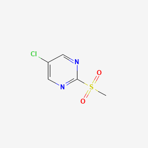 5-Chloro-2-(methylsulfonyl)pyrimidine chemical structure (CAS 38275-47-7)