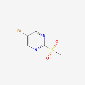 5-Bromo-2-(methylsulphonyl)pyrimidine chemical structure (CAS 38275-48-8)