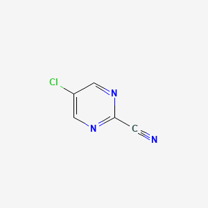 5-Chloropyrimidine-2-carbonitrile chemical structure (CAS 38275-56-8)