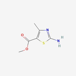 Methyl 2-amino-4-methylthiazole-5-carboxylate chemical structure (CAS 3829-80-9)