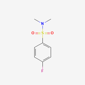 4-Fluoro-N,N-dimethylbenzenesulfonamide chemical structure (CAS 383-31-3)