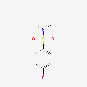 N-Ethyl-4-fluorobenzenesulfonamide chemical structure (CAS 383-48-2)