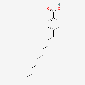 4-Decylbenzoic acid chemical structure (CAS 38300-04-8)