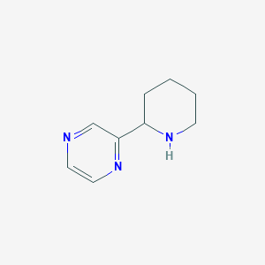 2-(Piperidin-2-yl)pyrazine chemical structure (CAS 383128-52-7)