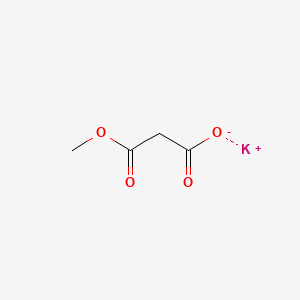 Potassium 3-methoxy-3-oxopropanoate chemical structure (CAS 38330-80-2)