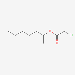 Heptan-2-yl 2-chloroacetate chemical structure (CAS 383412-05-3)