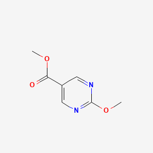 Methyl 2-methoxypyrimidine-5-carboxylate chemical structure (CAS 38373-46-5)