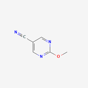 2-Methoxypyrimidine-5-carbonitrile chemical structure (CAS 38373-47-6)