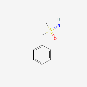 ((S-Methylsulfonimidoyl)methyl)benzene chemical structure (CAS 38401-38-6)