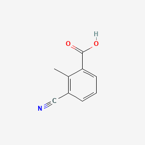 3-Cyano-2-methylbenzoic acid chemical structure (CAS 3843-99-0)