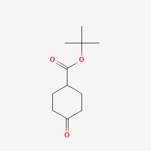tert-Butyl 4-oxocyclohexanecarboxylate chemical structure (CAS 38446-95-6)