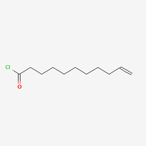 10-Undecenoylchloride chemical structure (CAS 38460-95-6)