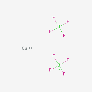 Copper(II) borofluoride chemical structure (CAS 38465-60-0)