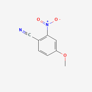 4-Methoxy-2-nitrobenzonitrile chemical structure (CAS 38469-83-9)