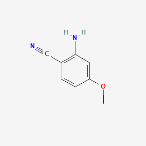 2-Amino-4-methoxybenzonitrile chemical structure (CAS 38487-85-3)