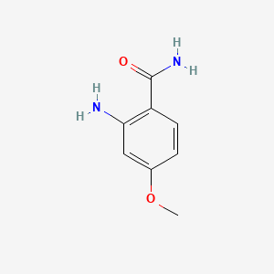 2-Amino-4-methoxybenzamide chemical structure (CAS 38487-91-1)